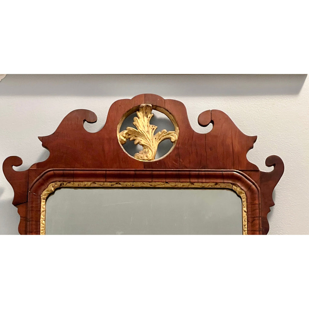 Antique English Chippendale Hall Mirror -  POSH 