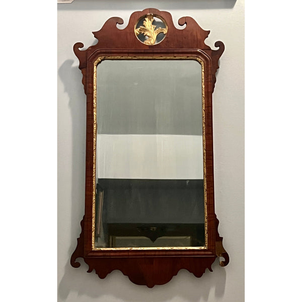 Antique English Chippendale Hall Mirror -  POSH 