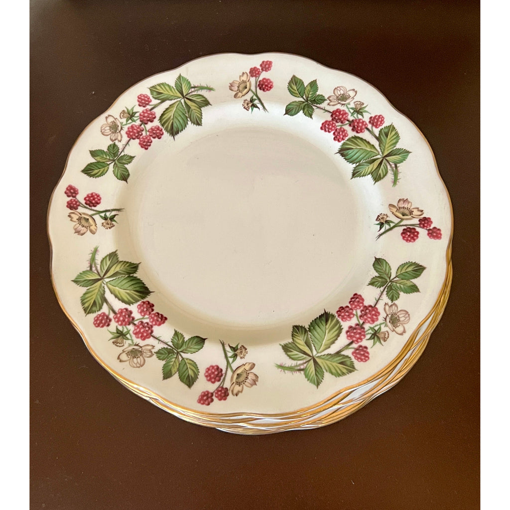 Set of 7, English Royal Albert Dessert Plates -  POSH 