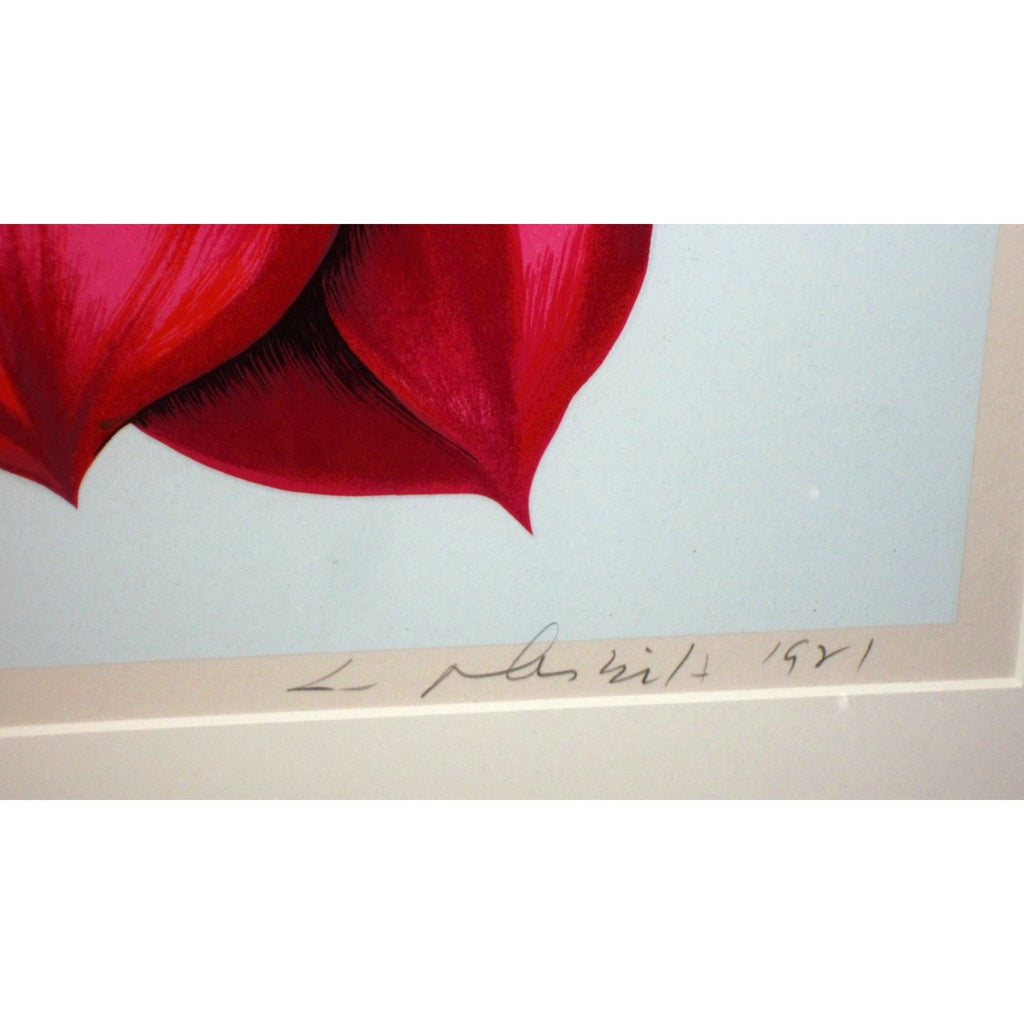 1981 STAMP SERIES 2  Floral Serigraph by American Lowell Blair Nesbitt - POSH