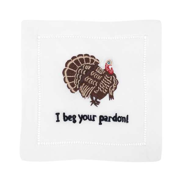 I Beg Your Pardon Cocktail Napkin -  POSH 