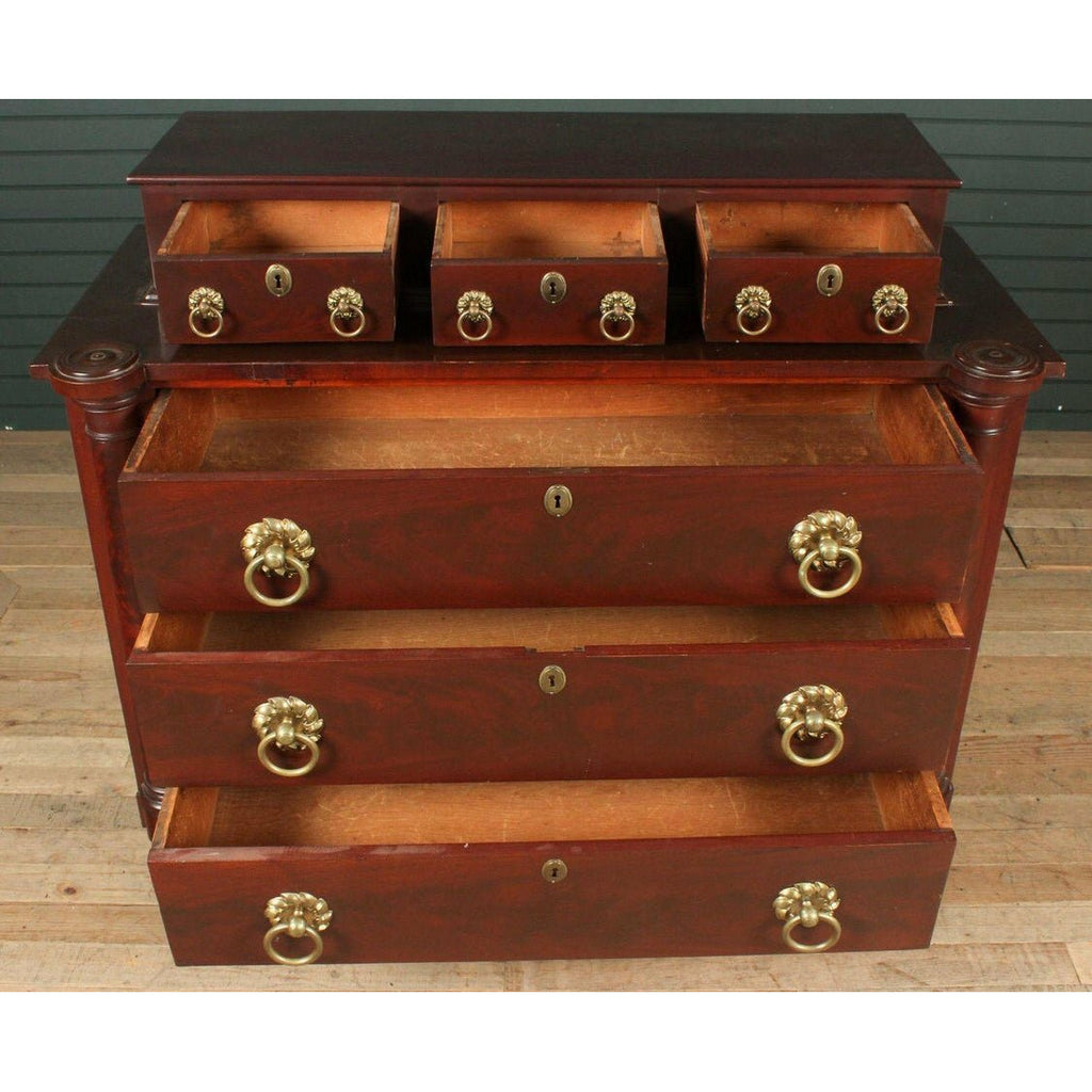 American Empire Mahogany Chest - POSH