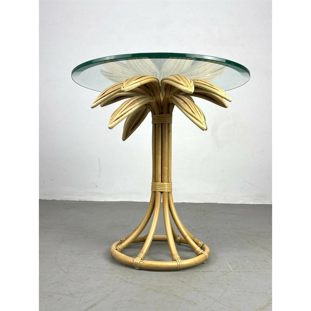 Bamboo Rattan Palm Table - POSH