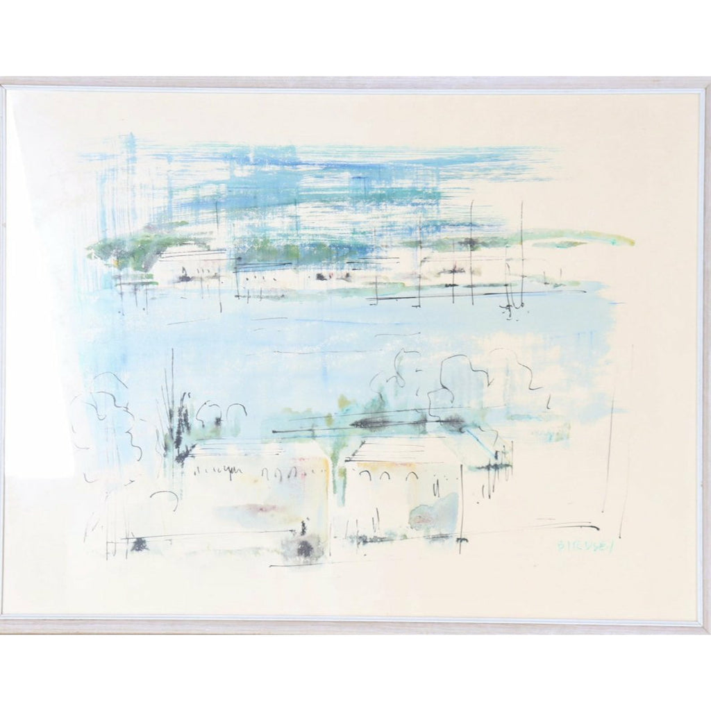 BERMUDA, Birdsey Original Watercolor - POSH