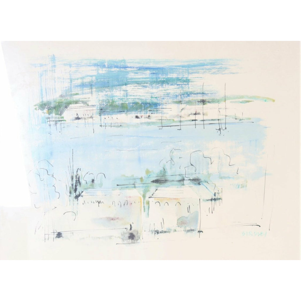 BERMUDA, Birdsey Original Watercolor - POSH
