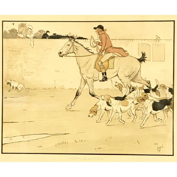 Cecil Alden Fox Hunting Print - POSH