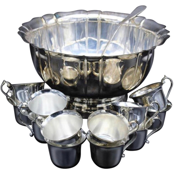 American Silverplate Punchbowl -  POSH 