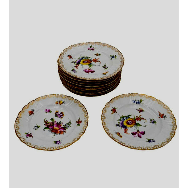 Meissen Bread and Butter Plates, Set of 11 - POSH